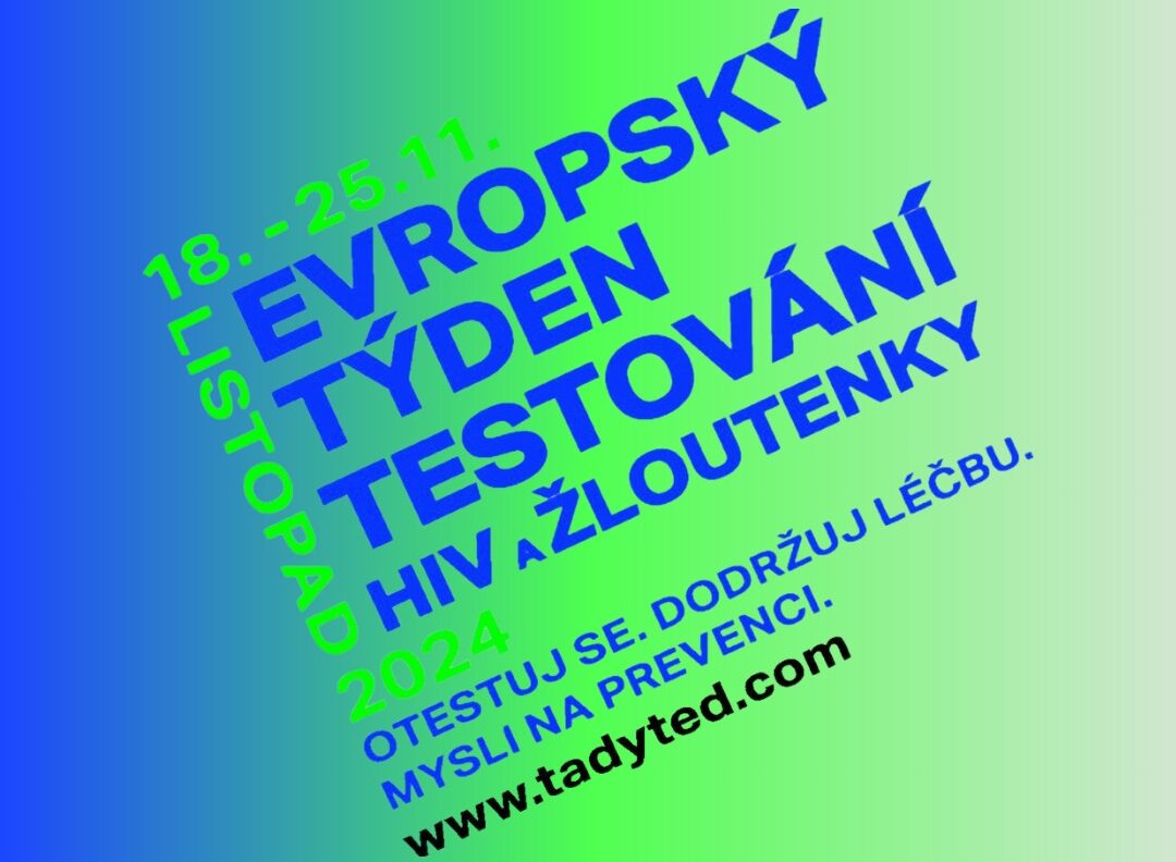 V pondělí 18. listopadu začíná Evropský týden testování na HIV a žloutenky